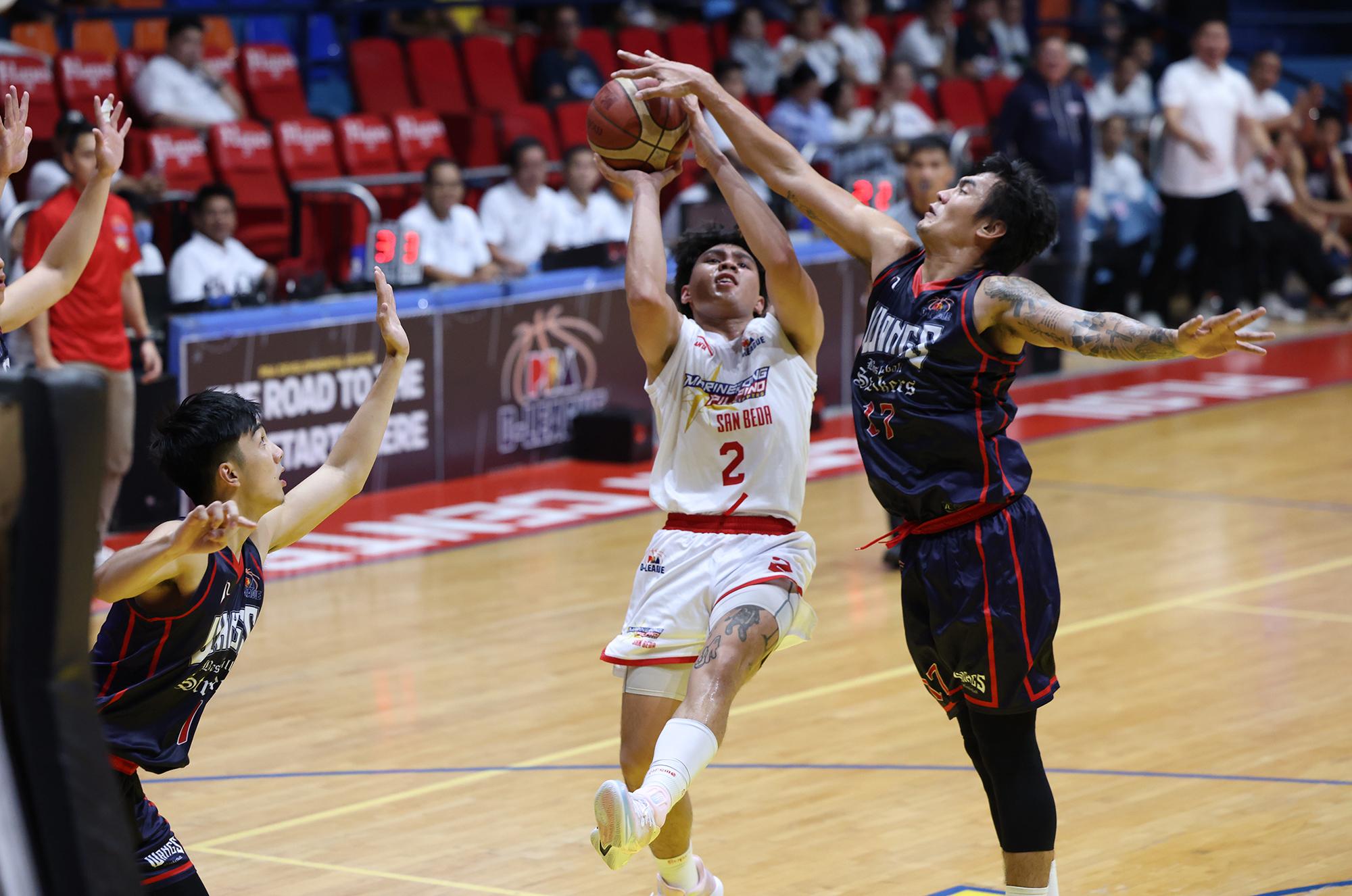 Letran falls to San Beda in D-League; rebounds against San Sebastian in FilOil