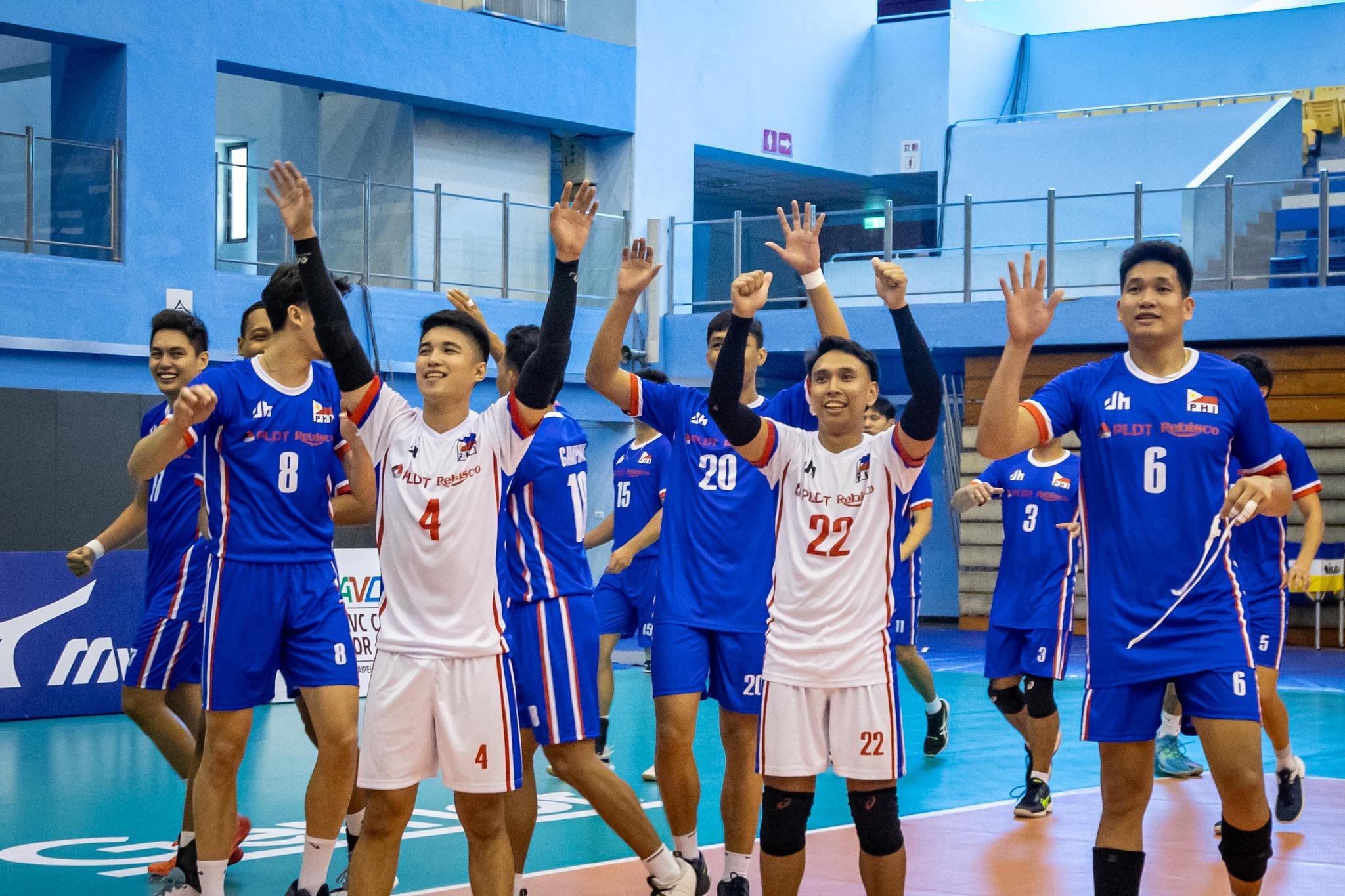 Philippine mens volleyball team soars to no