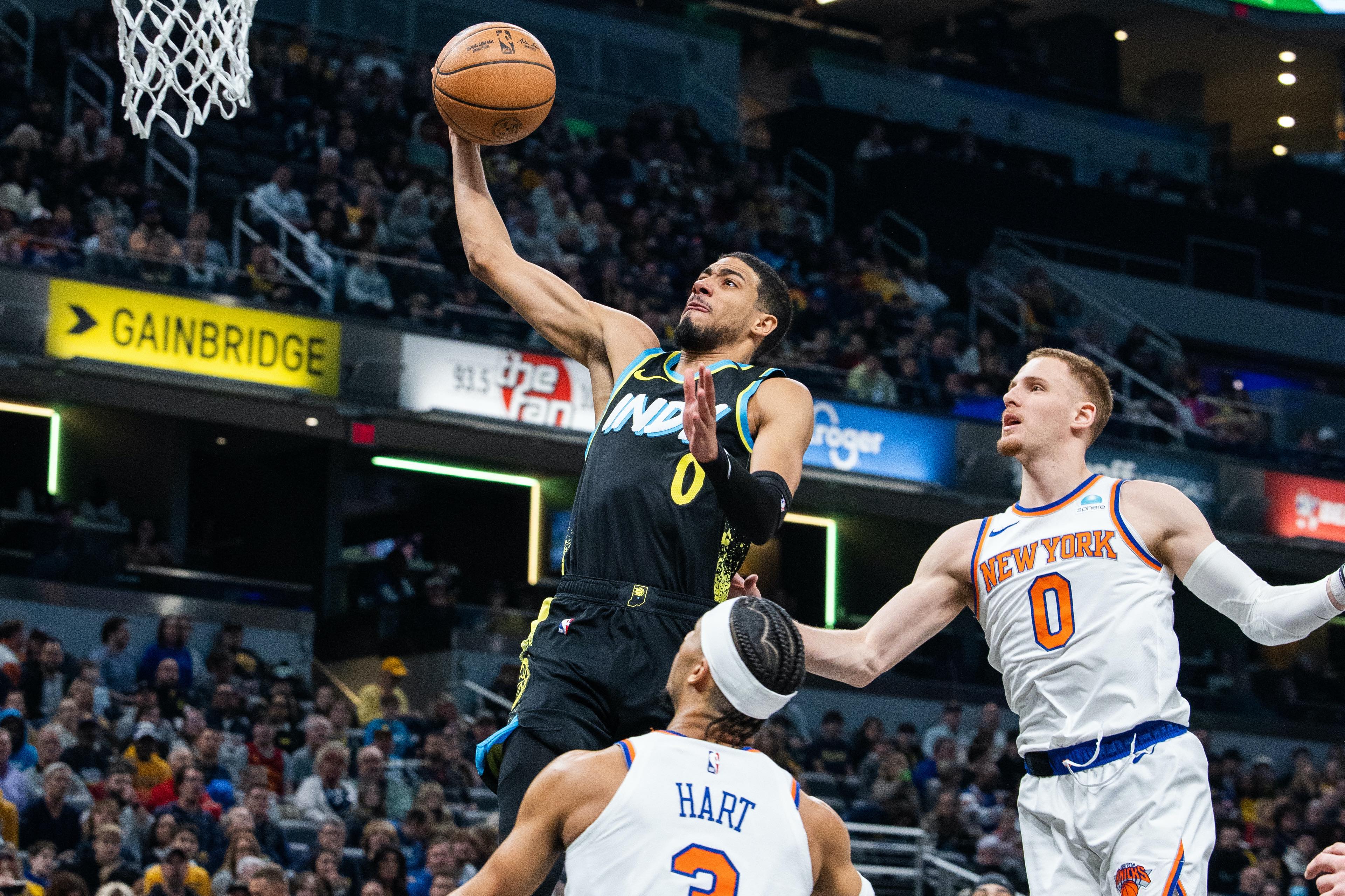 NBA: Tyrese Haliburton's historic night leads Pacers past Knicks