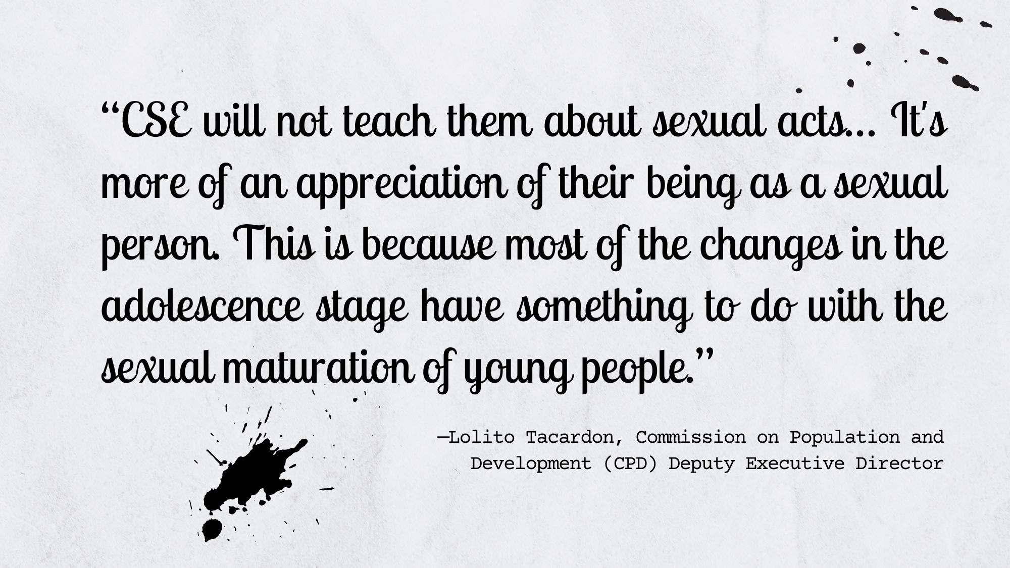 Sex Education in the Philippines