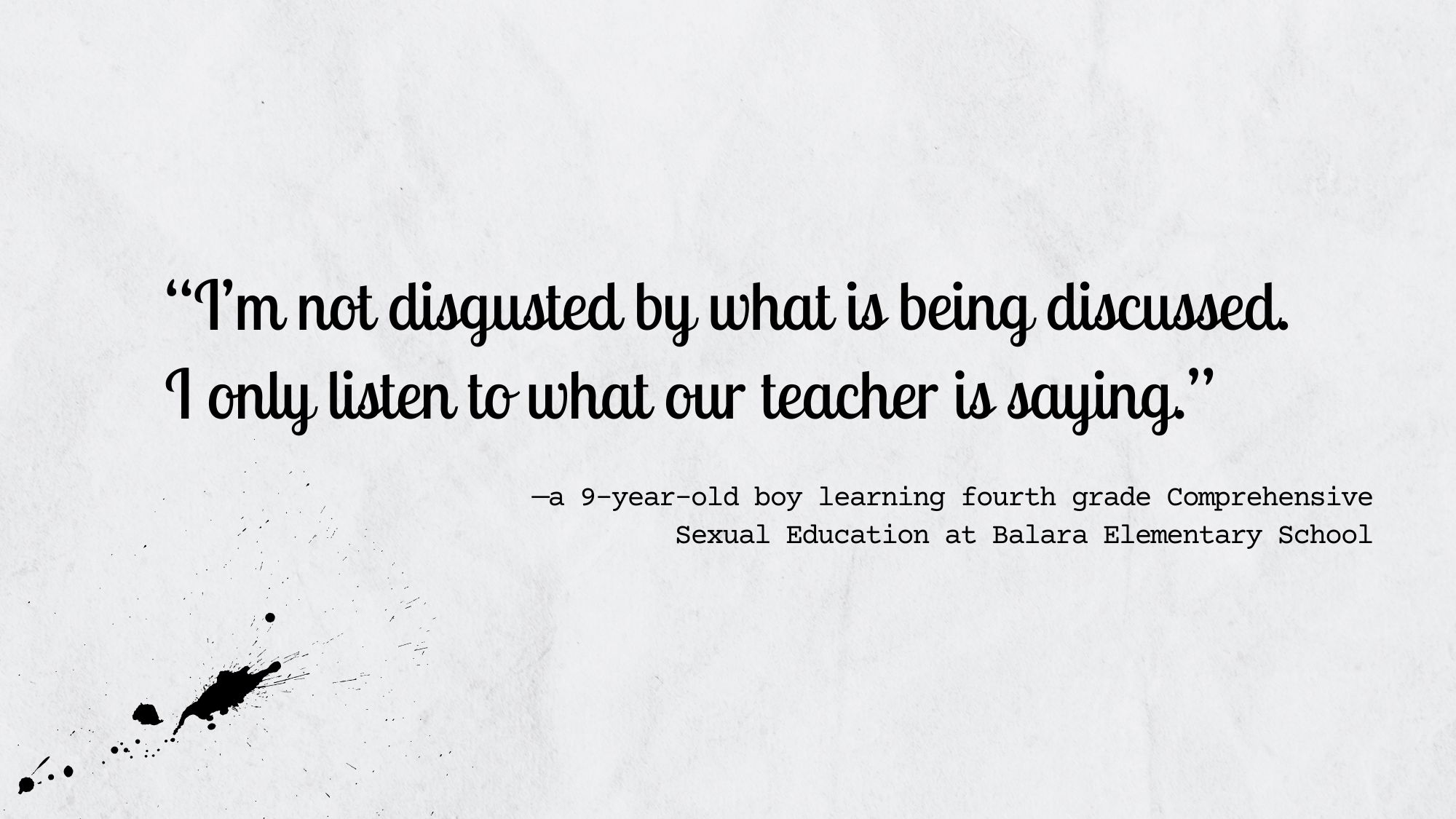 Sex Education in the Philippines