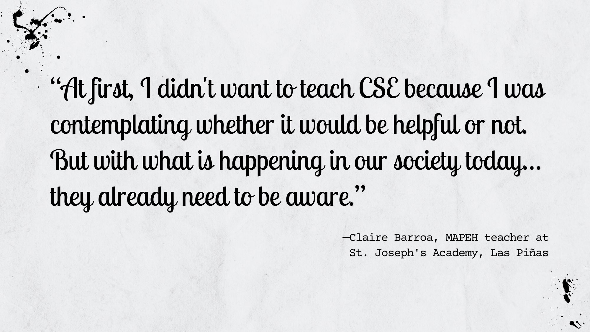 Sex Education in the Philippines