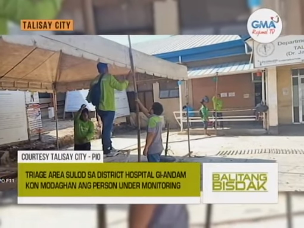 Balitang Bisdak: Triage Area sa Talisay District Hospital Gi-andam