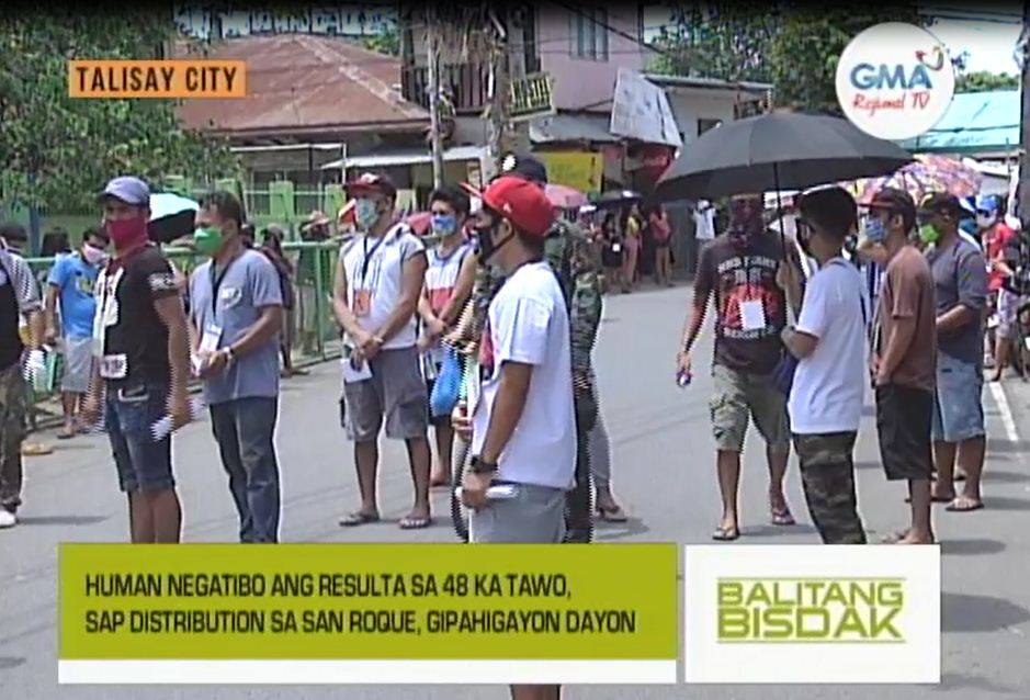 Balitang Bisdak: Relief Packs ug SAP Distribution sa San Roque, Talisay ...