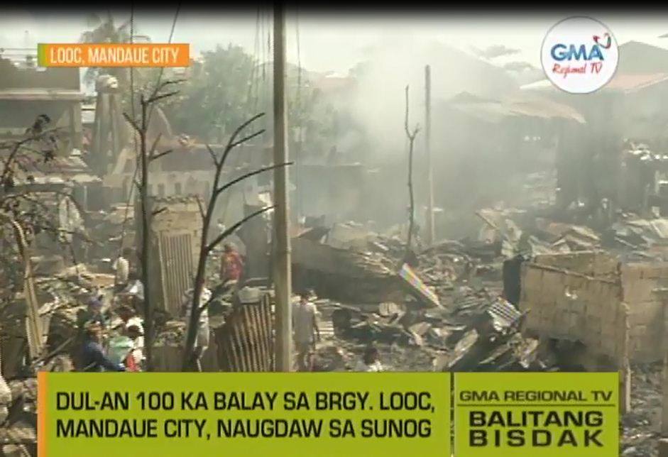 Balitang Bisdak 120 Families Apektado sa Sunog sa Looc, Mandaue City