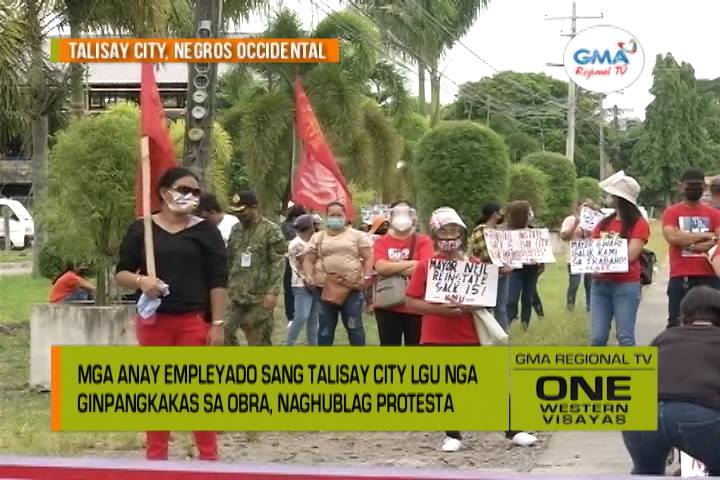 One Western Visayas: Mga Anay Empleyado sang Talisay City LGU, Nag-rally