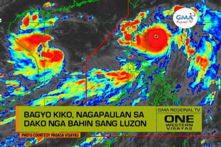 One Western Visayas Bagyo Kiko Nagapaulan Sa Dako Nga Bahin Sang Luzon