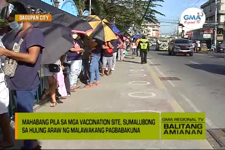 Balitang Amianan: Mahabang Pila sa Vaccination Site