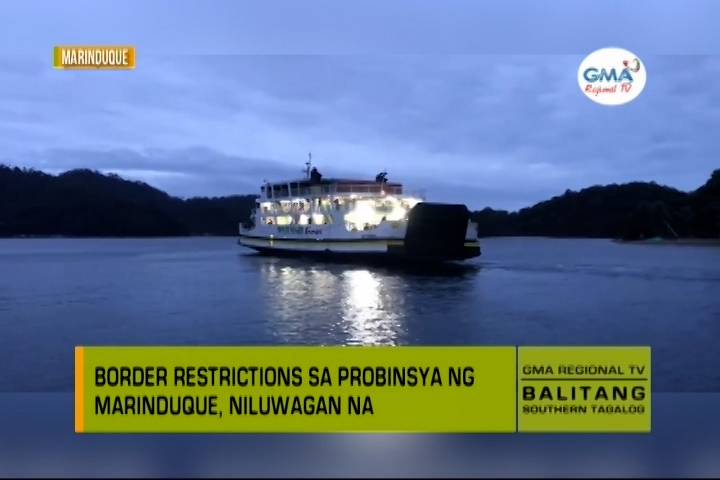 Balitang Southern Tagalog: Border Restrictions sa Marinduque | | GMA ...