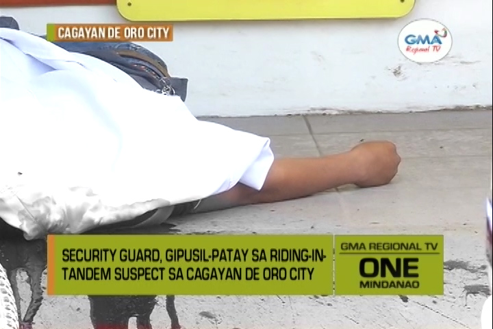 One Mindanao Guwardiya Gipusil Patay One Mindanao Gma Regional Tv Online Home Of