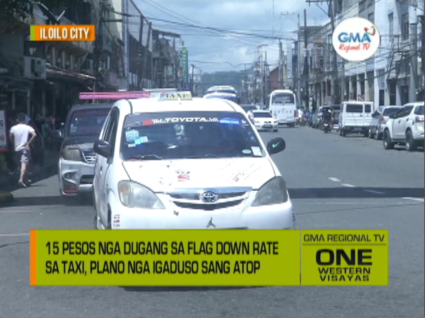 One Western Visayas 15 Pesos nga Dugang sa Flag Down Rate sa Taxi