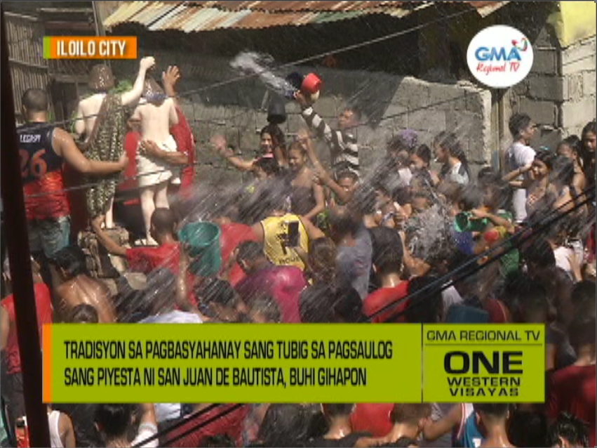 One Western Visayas: Tradisyon sa Pagbasyahanay sang Tubig sa Piyesta ...