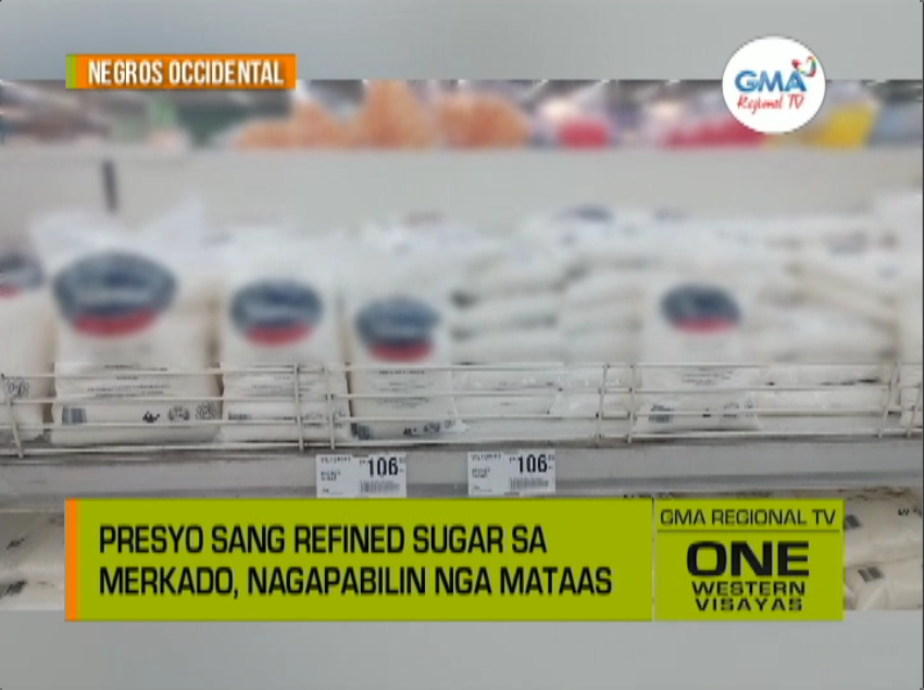 One Western Visayas Presyo Sang Refined Sugar Sa Merkado Nagapabilin