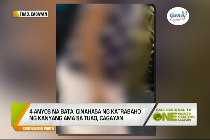 One North Central Luzon 4 Anyos Na Bata Ginahasa Ng Katrabaho Ng