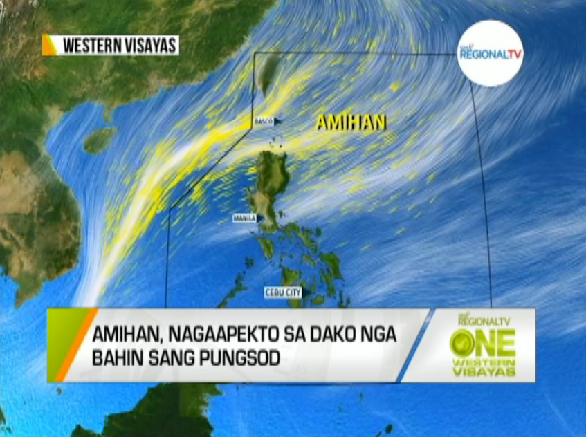 One Western Visayas Amihan Nagaapekto Sa Dako Nga Bahin Sang Pungsod One Western Visayas