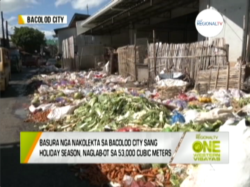 One Western Visayas Cubic Meters Nga Basura Nakolekta Sa Bacolod City Sang Holiday