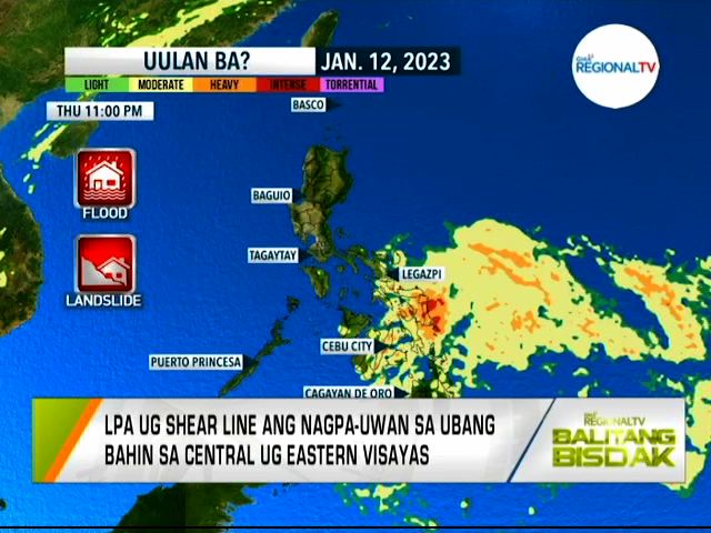 Balitang Bisdak: LPA ug Shear Line