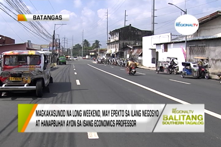 Balitang Southern Tagalog: Long Weekend | Balitang Southern Tagalog ...