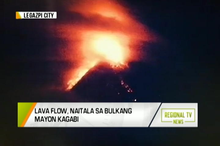 Regional Tv News Lava Flow Naitala Sa Bulkang Mayon 8617