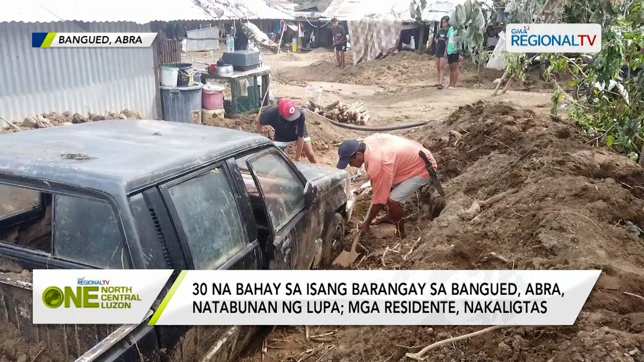 One North Central Luzon: 30 Bahay, Natabunan ng Lupa