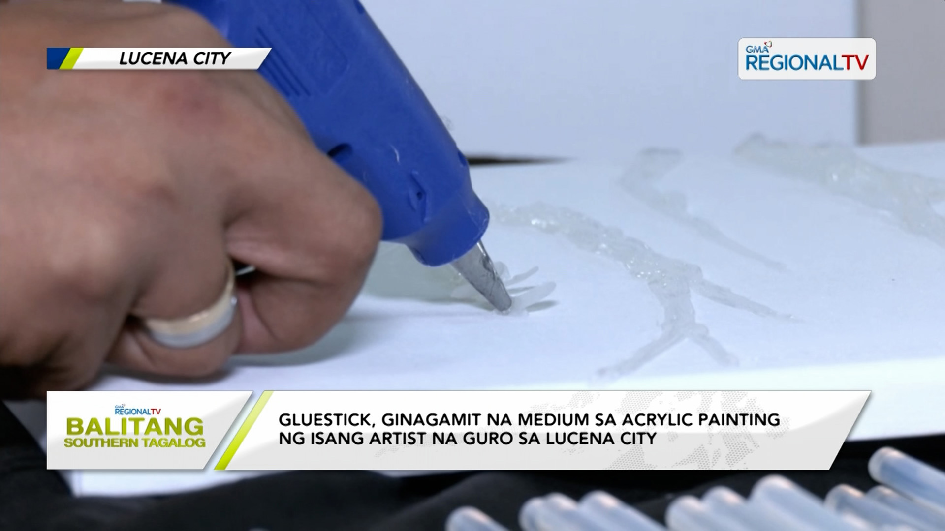 Balitang Southern Tagalog Glue Stick Sculpture