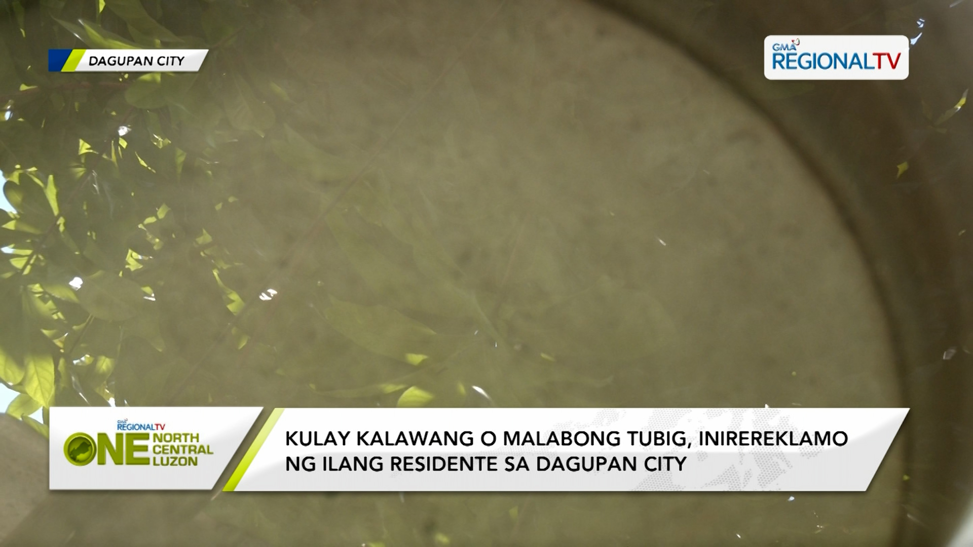 One North Central Luzon: Kulay Kalawang na Tubig?