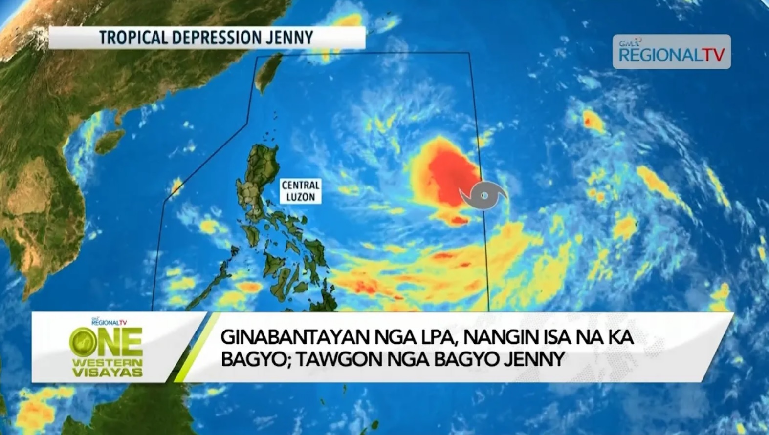 One Western Visayas Ginabantayan Nga Lpa Nangin Isa Na Ka Bagyo Tawgon Nga Bagyo Jenny