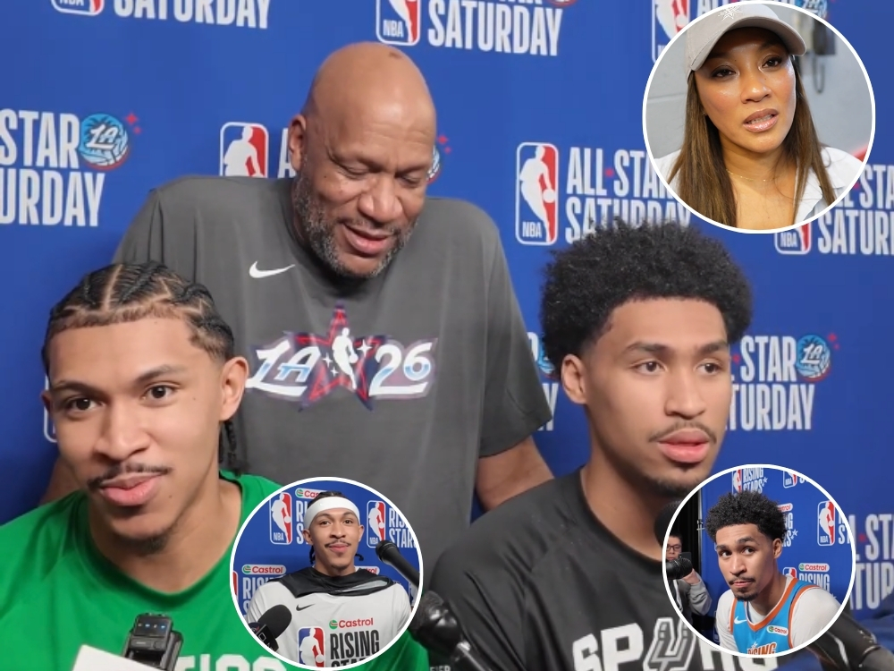 Ron Harper Sr. with sons Ron Jr. (L) and Dylan; Maria Pizarro Harper | Courtesy: Martin Javier