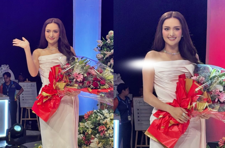 MUPH 2025 Ahtisa Manalo of Quezon Province during her Sparkle signing event | GMA Regional TV