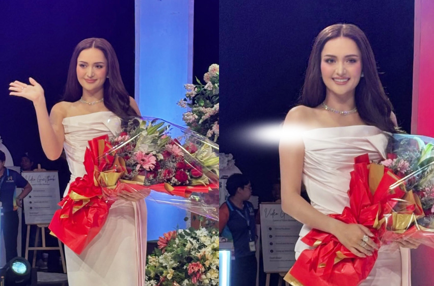 MUPH 2025 Ahtisa Manalo of Quezon Province during her Sparkle signing event | GMA Regional TV