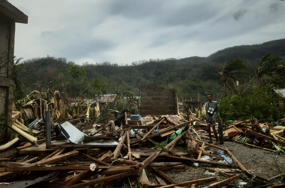 The aftermath of Super Typhoon Pepito in Gigmoto, Catanduanes | Photo courtesy: John Emmanuel Tayo