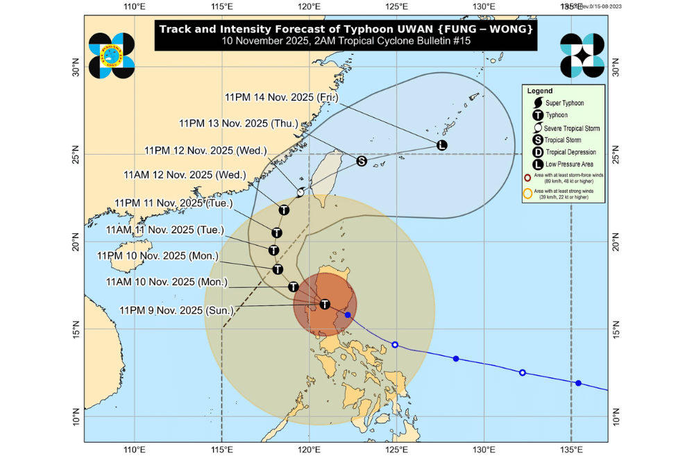 #UwanPH weakens after crossing Northern Luzon