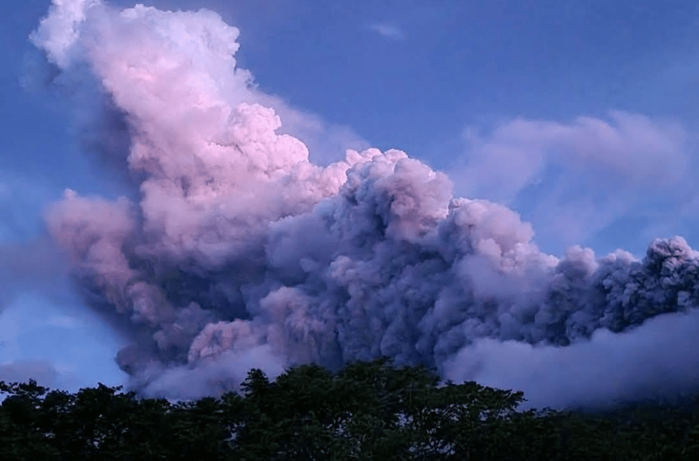 Bulusan Volcano alert level raised; road clearing underway