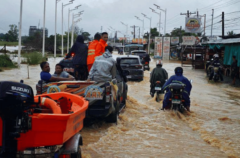Photo courtesy of MDRRMO BANI/FB, ALLABON BDRRMC VIA AGNO MDRRMO/FB