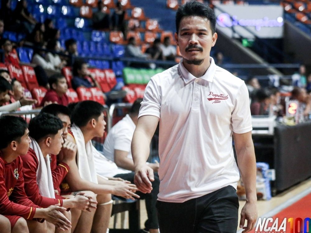 Cebuano coach and UPHSD Jr Altas' head tactician Joph Cleopas | Photo: Angela Davocol/GMA Sports PH