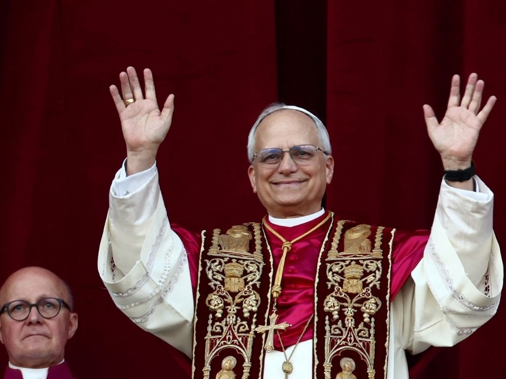 The Catholic faithful's first glimpse of Leo XIV, the 267th Pope | Courtesy: Yara Nardi/REUTERS