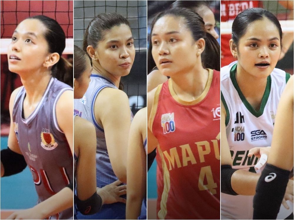 (L-R) LPU's V. Puzon, AU's S. Tiratira, MU's F. Garcia, DLS-CSB's C. Basarte | Photos: Zane Esparaga