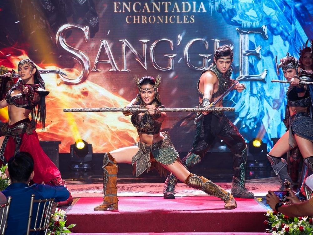 (L-R) Sang'gres Faith da Silva, Bianca Umali, Kelvin Miranda, Angel Guardian | Photo: GMA Network