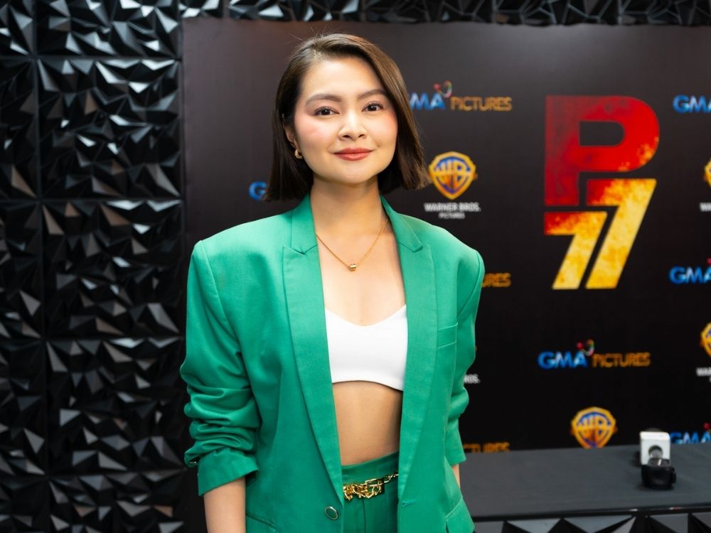 Barbie Forteza during the 'P77' contract signing event | Photo: GMA Network