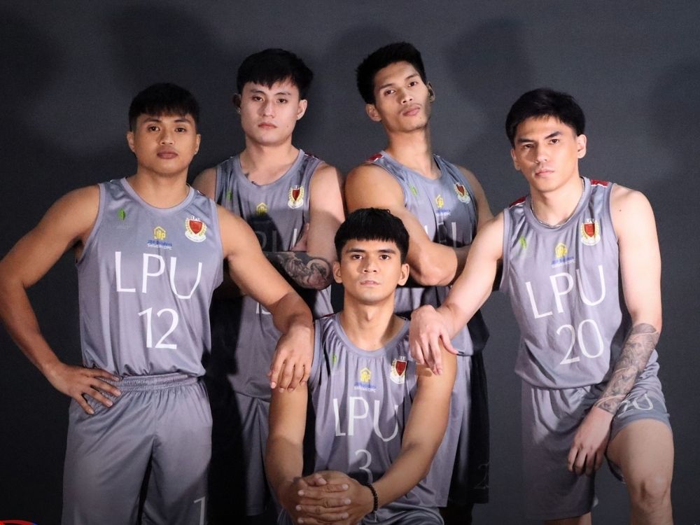 LPU Pirates' Moralejo, Montaño, Barba, Versoza, and Villegas | Photo: Zane Esparaga