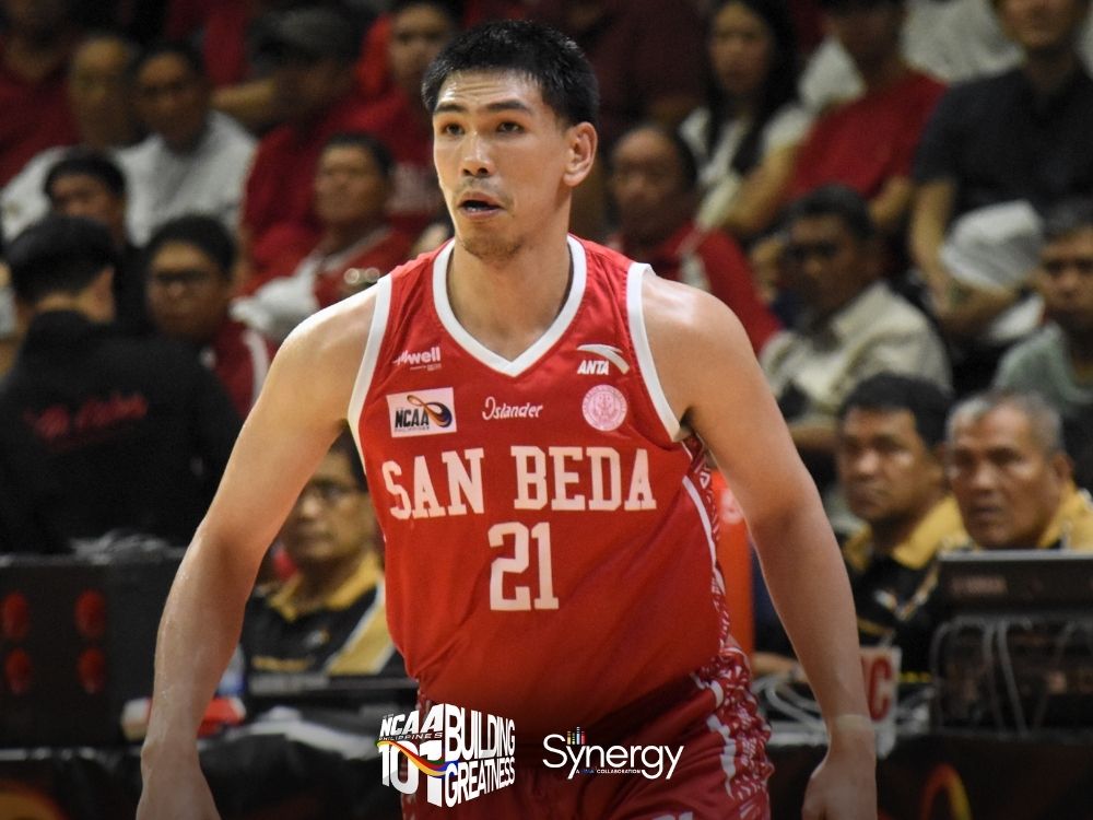 San Beda's Yukien Andrada during their Season 101 opener against Benilde | Photo: Zane Esparaga
