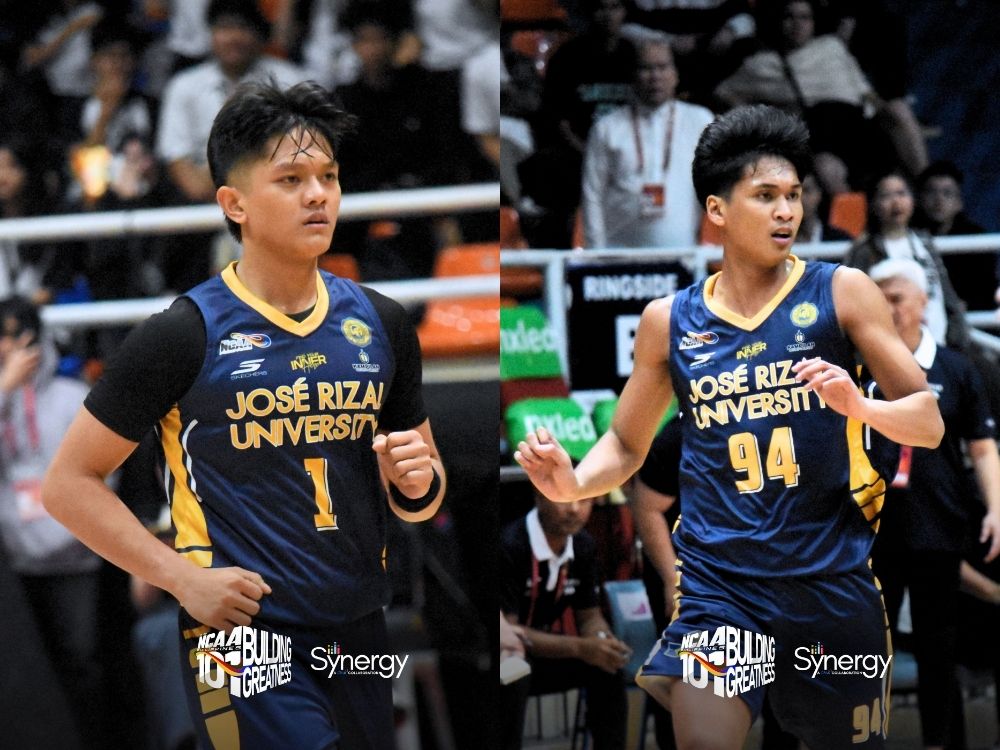 JRU Heavy Bombers' Sean Salvador and Justin Lozano | Photos: Ian Zane Esparaga