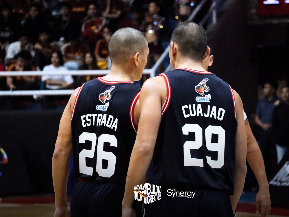 Letran's Jimboy Estrada and Deo Cuajao combined for 39 points | Photo: Zane Esparaga