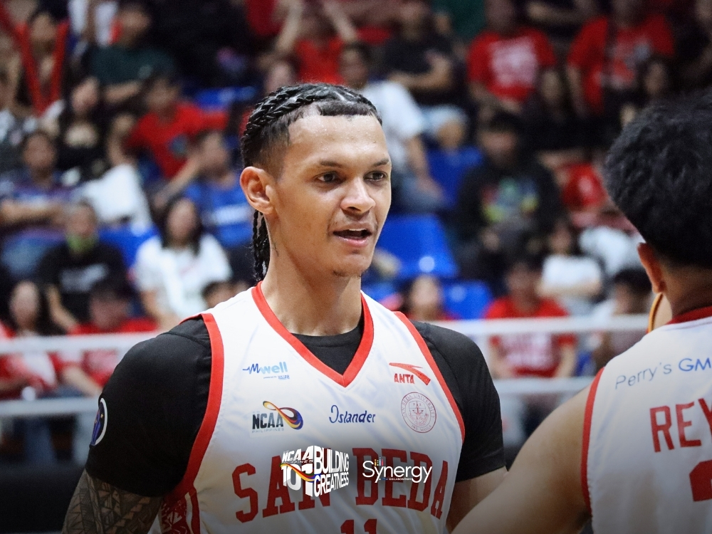 Janti Miller explodes for 20 points in San Beda's win over Mapúa | Photo: Zane Esparaga