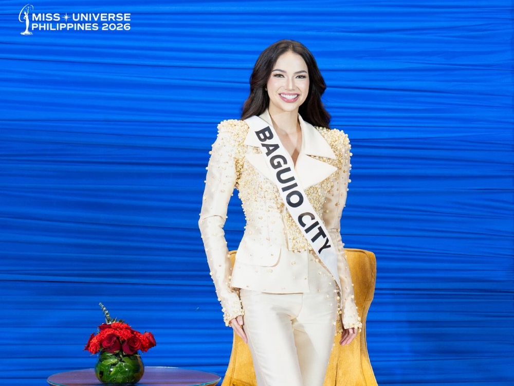 Baguio City bet Roxie Smith during the MUPH 2026 preliminary interviews | MUPH/Facebook