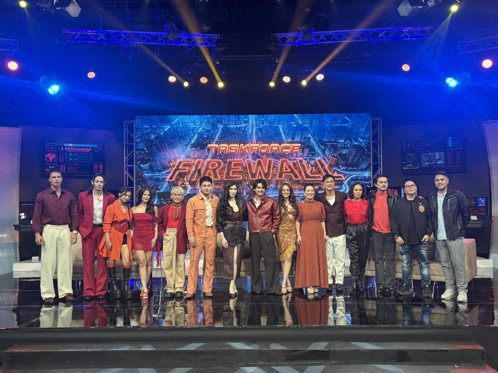 The cast of Taskforce Firewall at the TV show's media conference | Photo: Bryan Presillas