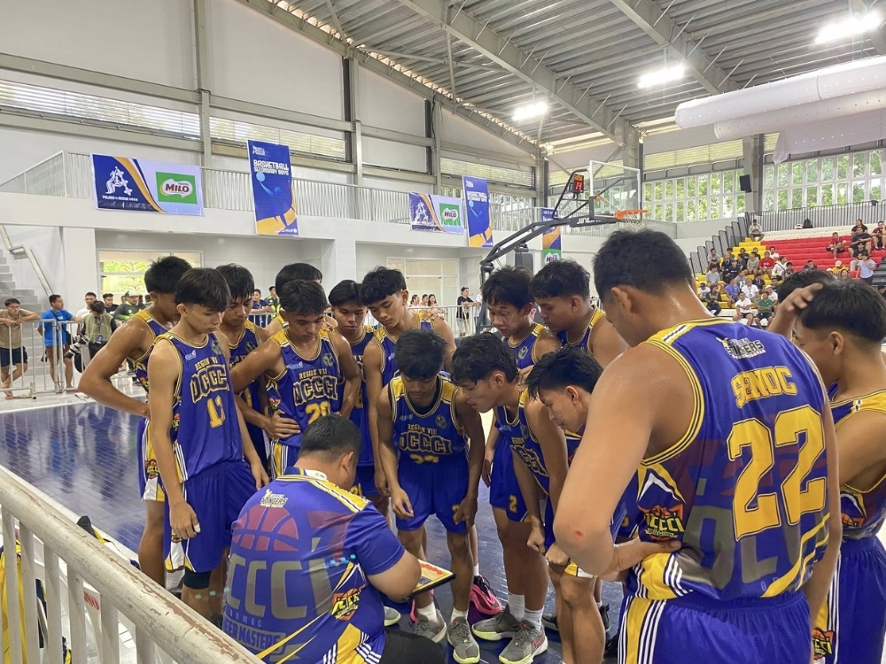 Region VIII (Eastern Visayas) in a timeout versus Region XIII (CARAGA)| Photo: PTV Agusan del Sur