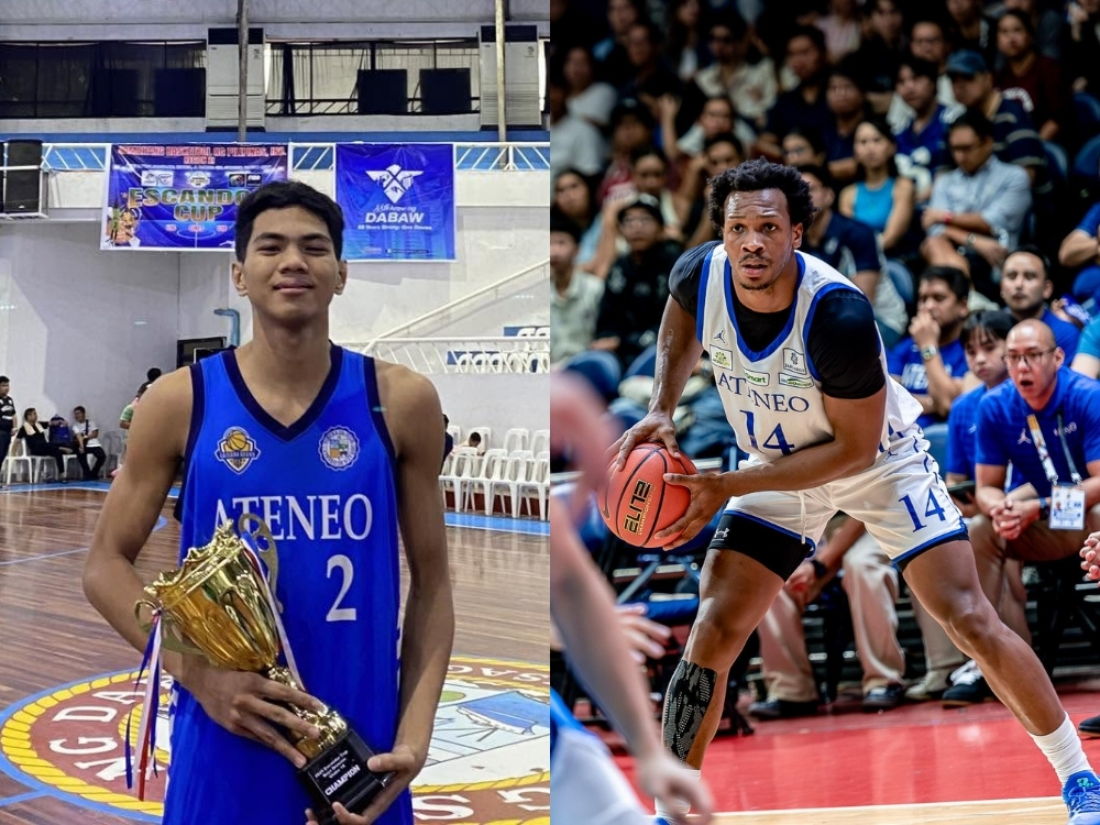 Rene Baterbonia (L) and Divine Adili | Photos courtesy: Baterbonia/Facebook; UAAP