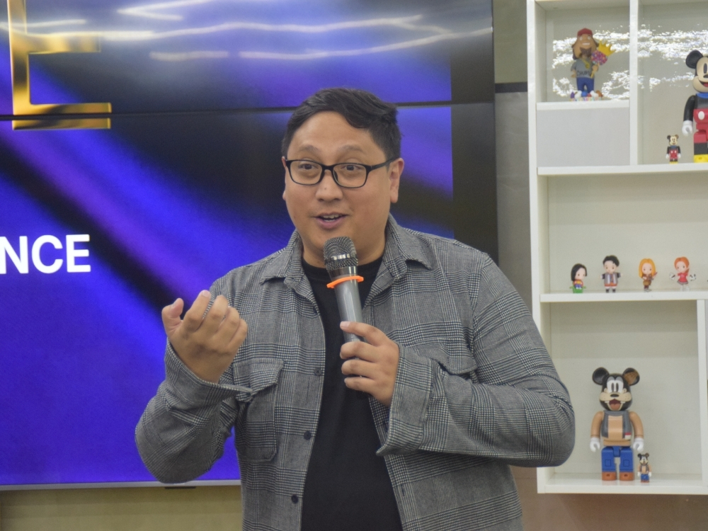 XURE App's Chuck Araneta talks about the platform's in-app security | Photo courtesy: XURE