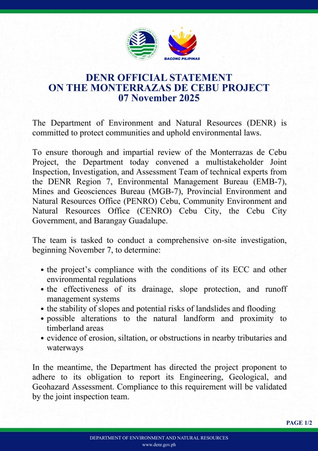 Image courtesy: DENR